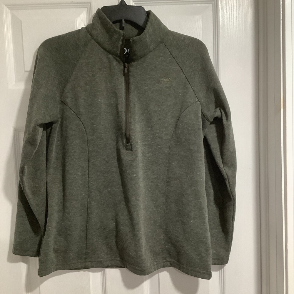 Piper by Smartpak Women's Long Sleeve 1/4 Zip Pullover Size M Green